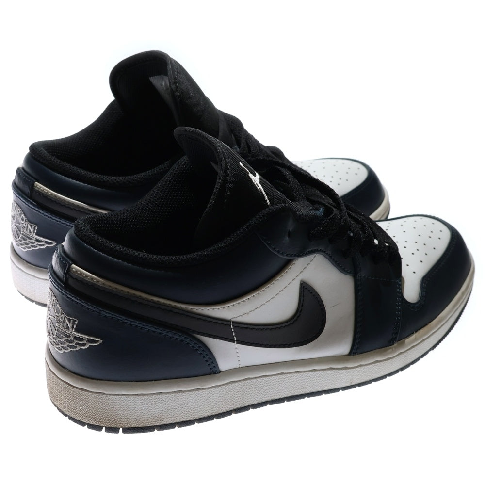 NIKE(ナイキ) AIR JORDAN 1 LOW DARK TEAL エア ジョーダン 1 ロー ダークティール ローカットスニーカー ネイビー US9/27cm 553558-411