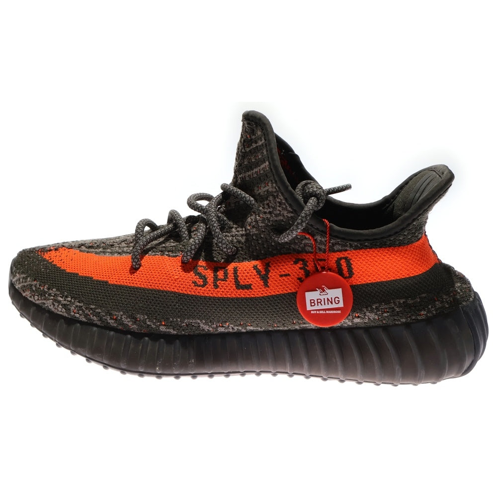 NIKE(ナイキ) YEEZY BOOST 350 V2 CABON BELUGA HQ7045 イージーブースト カーボンベルーガ ローカットスニーカー グレー/オレンジ US9/27cm