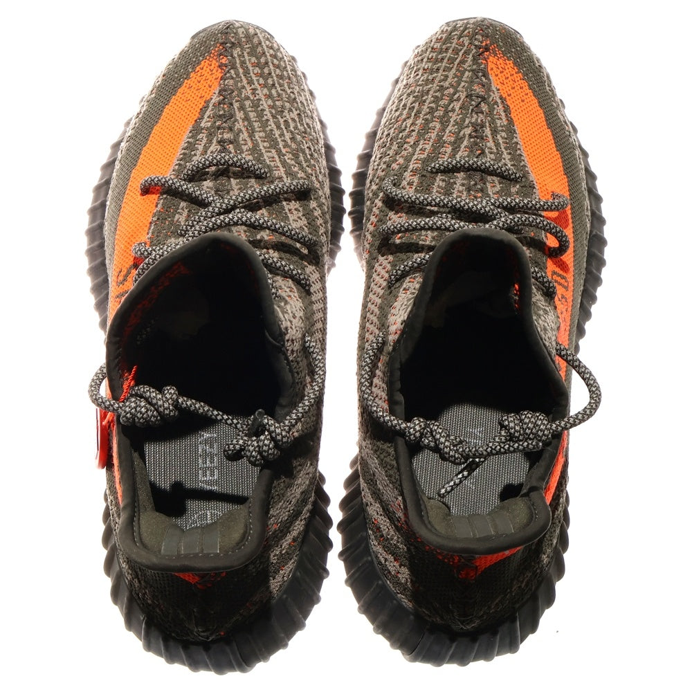 NIKE(ナイキ) YEEZY BOOST 350 V2 CABON BELUGA HQ7045 イージーブースト カーボンベルーガ ローカットスニーカー グレー/オレンジ US9/27cm