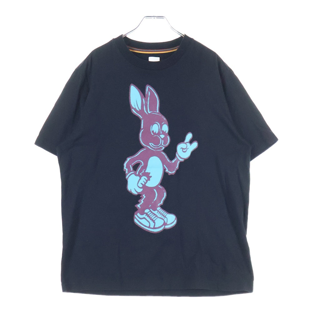 Paul Smith(ポールスミス) フロントプリント 半袖Tシャツ カットソー ブラック