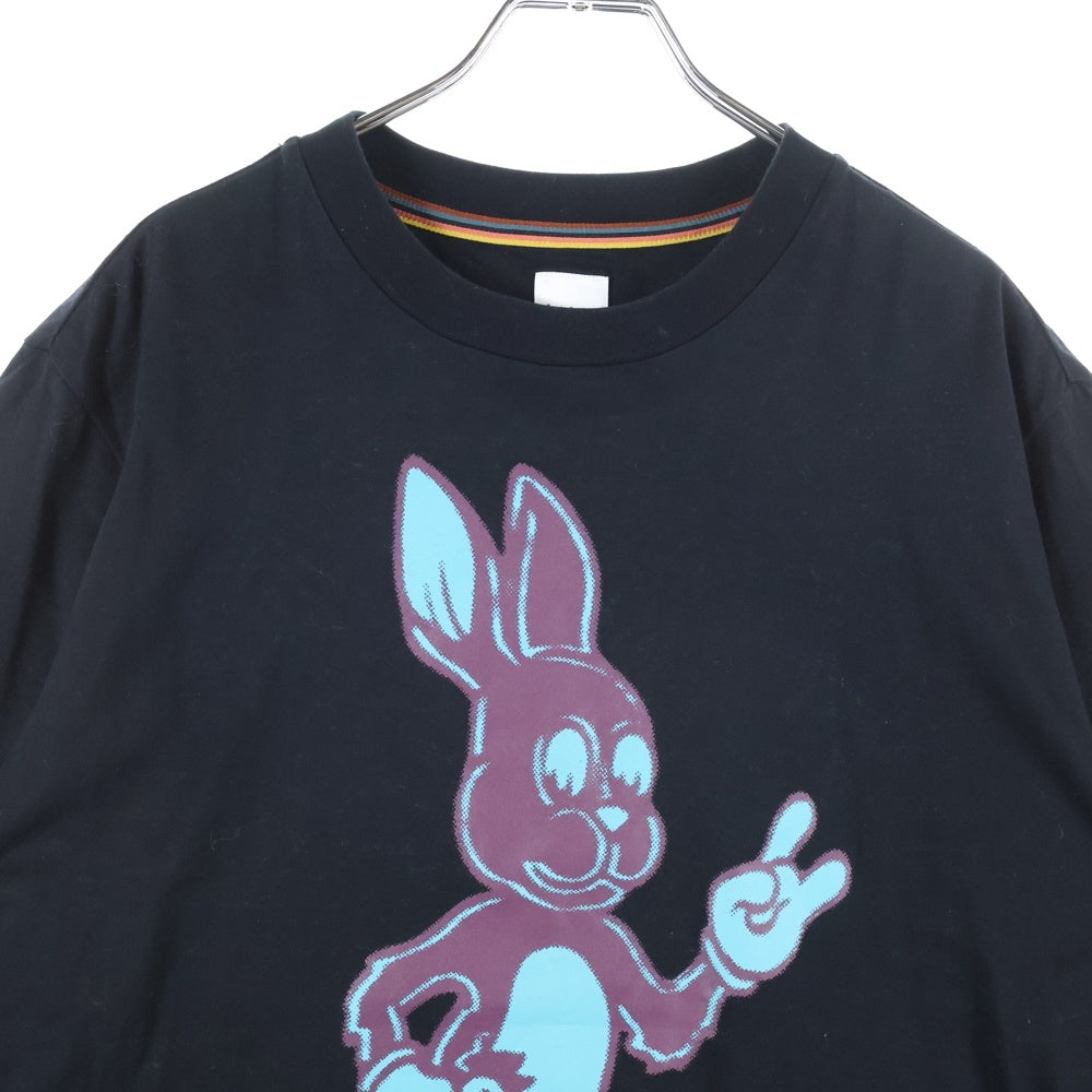 Paul Smith(ポールスミス) フロントプリント 半袖Tシャツ カットソー ブラック