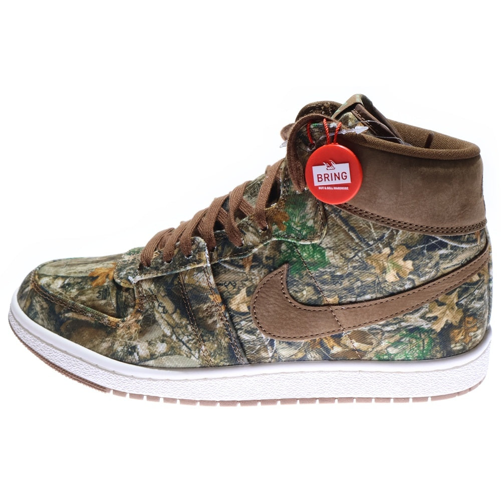 NIKE(ナイキ) Jordan Air Ship SP Realtree Camo ジョーダン エアシップ SP リアルツリーカモ ハイカットスニーカー ブラウン US9.5/27.5cm FD1324-900