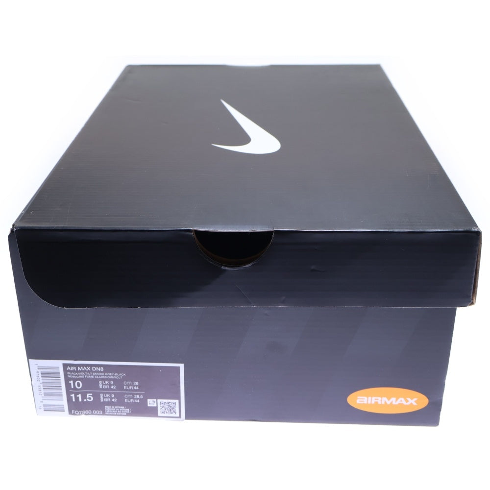 NIKE(ナイキ) AIR MAX DN8 BLACK LIGHT SMOKE GREY BLACK VOLT エアマックスDN8 ボルト ローカットスニーカー グレー/ブラック US10/28cm FQ7860-003