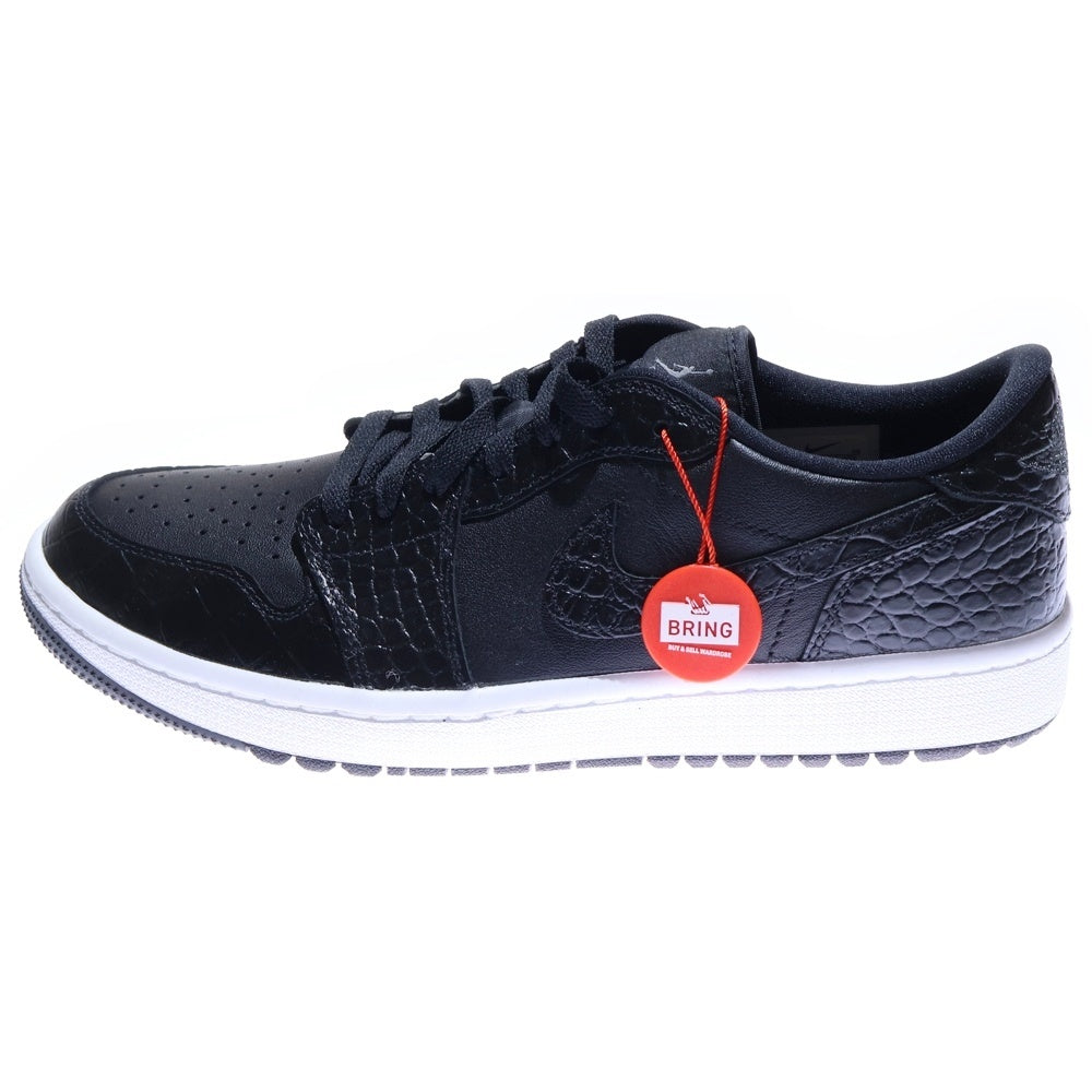 NIKE(ナイキ) JORDAN 1 LOW GOLF Black Crocodile Skin エアジョーダン