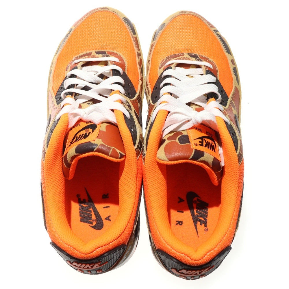 NIKE(ナイキ) AIR MAX 90 SP DUCK CAMO エアマックス ダック カモ ローカットスニーカー オレンジ US8.5/26.5cm CW4039-800