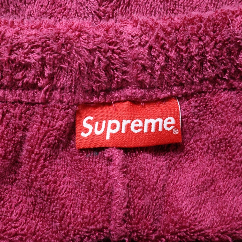 SUPREME(シュプリーム) 18SS Terry Logo Short テリーロゴ ハーフパンツ マゼンタ