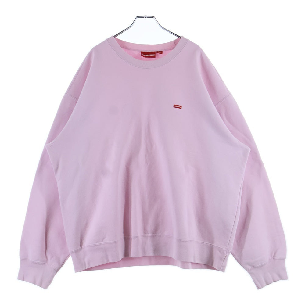 SUPREME(シュプリーム) 23SS Small Box Crewneck スモール ボックスロゴ クルーネックスウェットトレーナー ピンク
