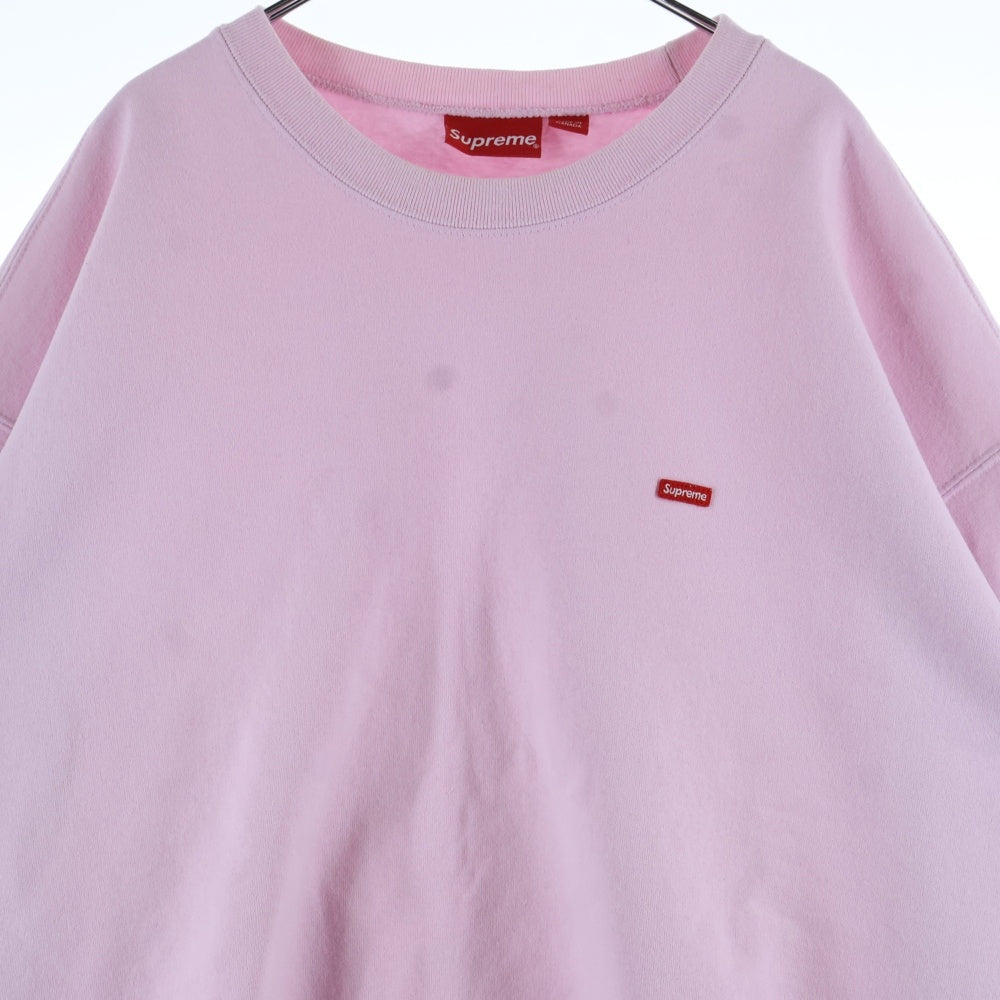 SUPREME(シュプリーム) 23SS Small Box Crewneck スモール ボックスロゴ クルーネックスウェットトレーナー ピンク