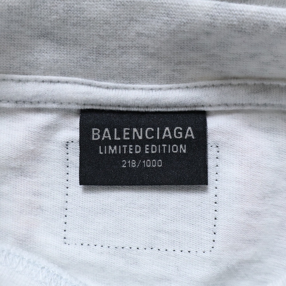 BALENCIAGA(バレンシアガ) 24SS Archive Oversized T-Shirt アーカイブシリーズ 半袖Tシャツ グレー 739028 TQVA1