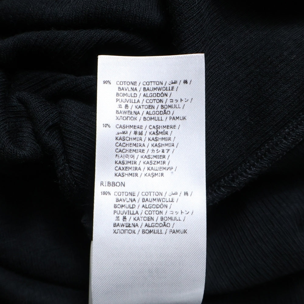 ANN DEMEULEMEESTER(アンドゥムルメステール) 23AW Cashmere Tank Top カシミヤ混 タンクトップ ノースリーブシャツ ブラック 2102-W-JE01-230-099