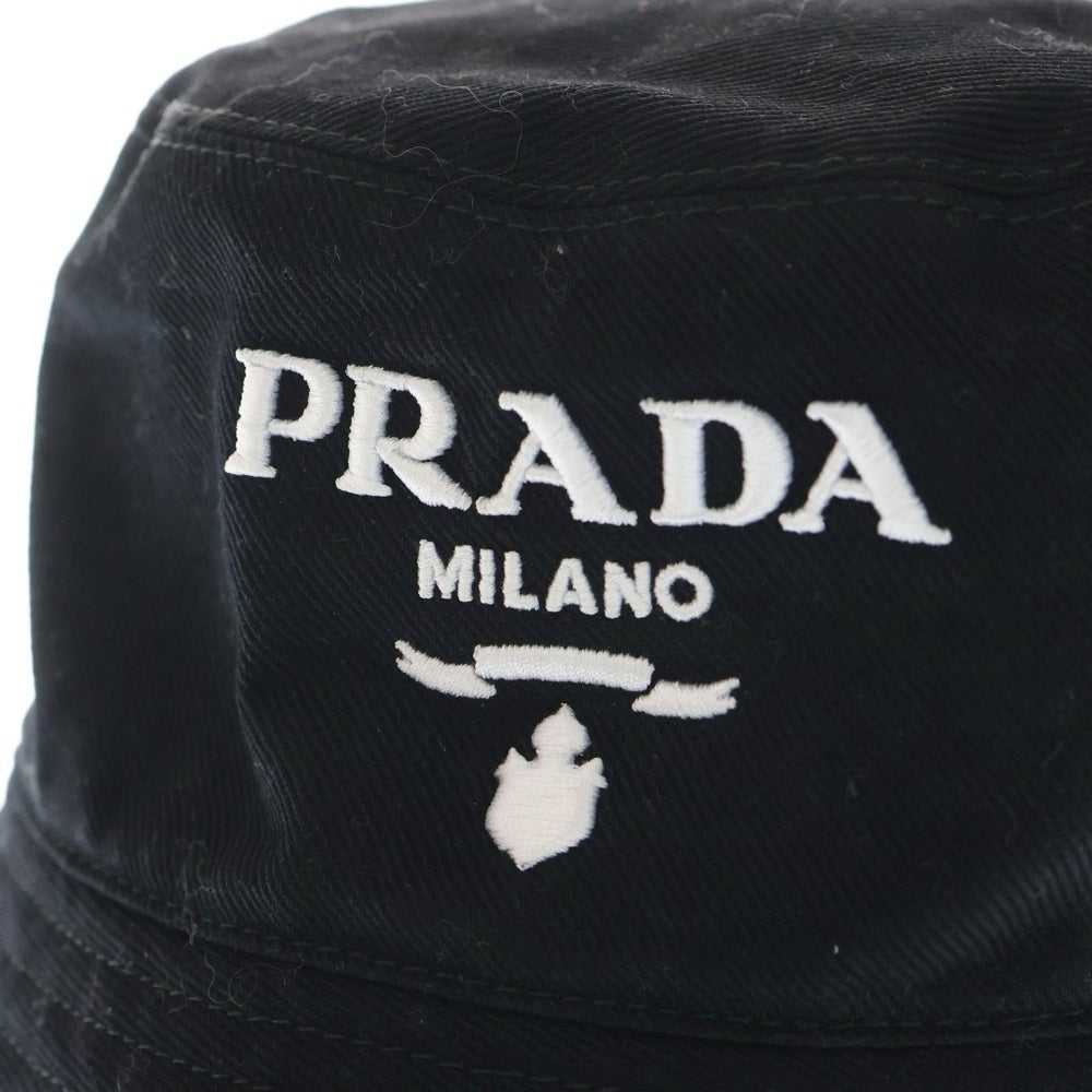 PRADA(プラダ) Logo Bucket Hat ロゴ刺繍 バケットハット 帽子 1HC137 2CXL