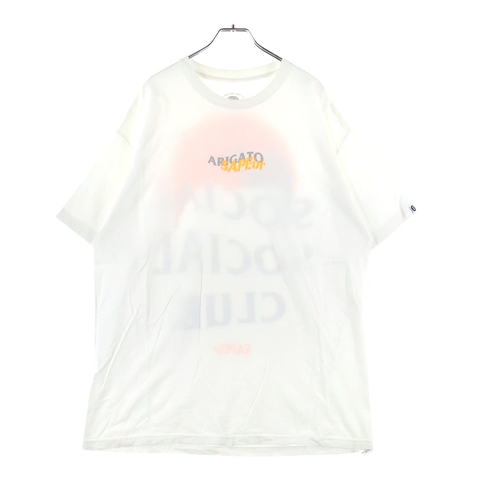 ANTI SOCIAL SOCIAL CLUB(アンチソーシャルソーシャルクラブ) フロントロゴ 半袖Tシャツ カットソー ホワイト
