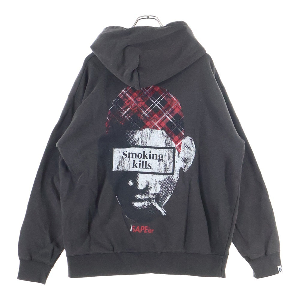 FR2(エフアールツー) ×SAPEur サプール プルオーバーパーカー フーディー ブラウン