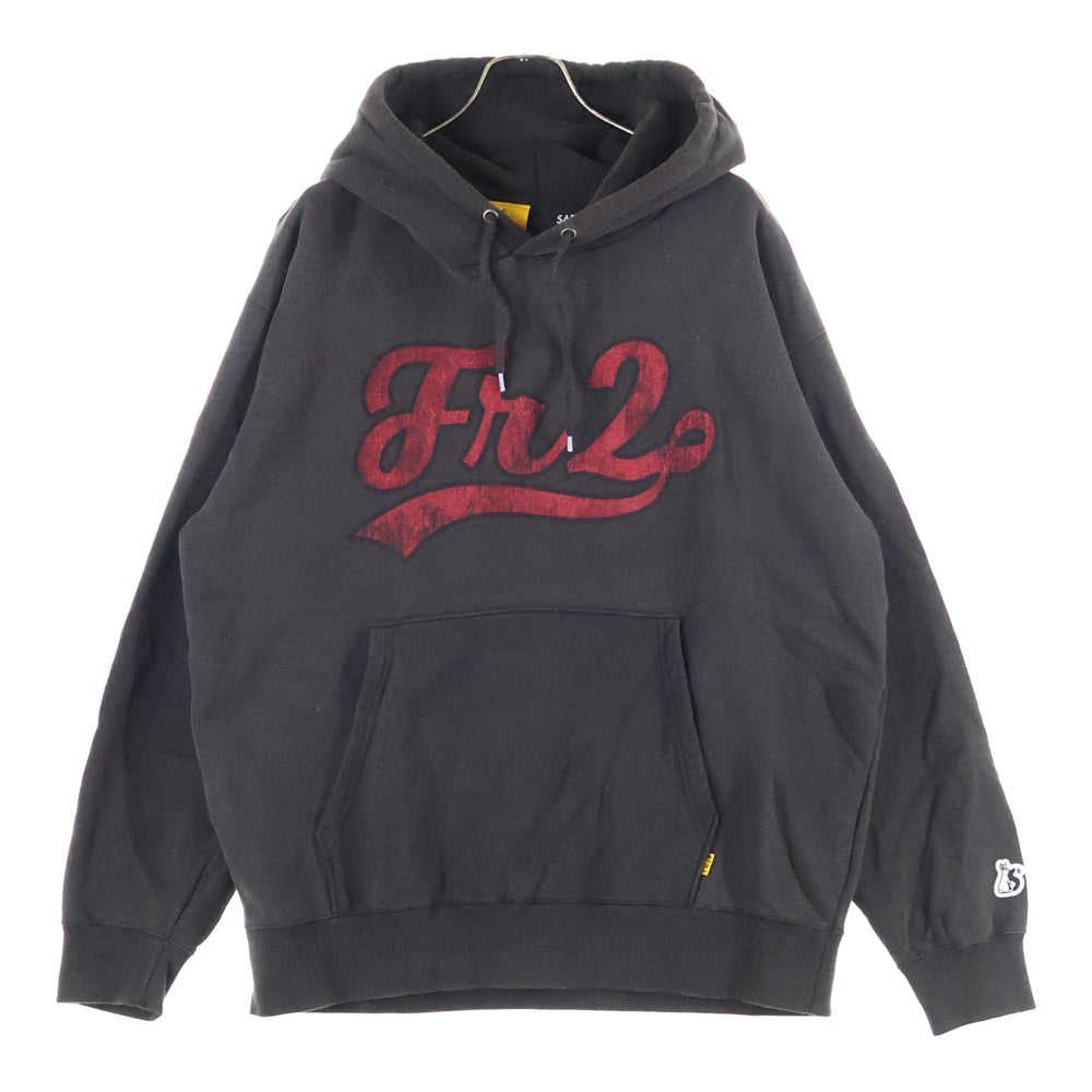 FR2(エフアールツー) ×SAPEur サプール プルオーバーパーカー フーディー ブラウン