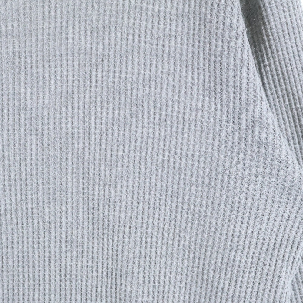 ALPHA INDUSTRIES(アルファ インダストリーズ) サーマル ロングスリーブ 長袖Tシャツ グレー