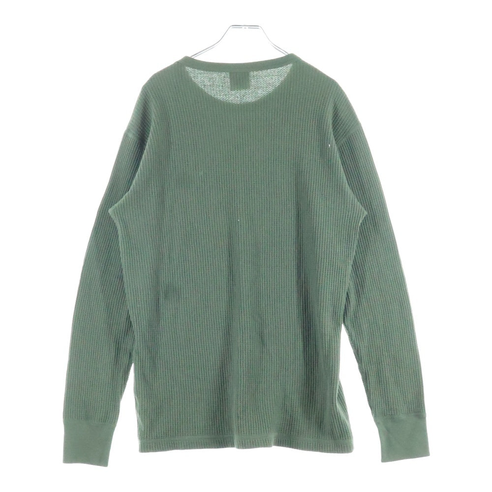 ALPHA INDUSTRIES(アルファ インダストリーズ) サーマル ロングスリーブ 長袖Tシャツ カーキ