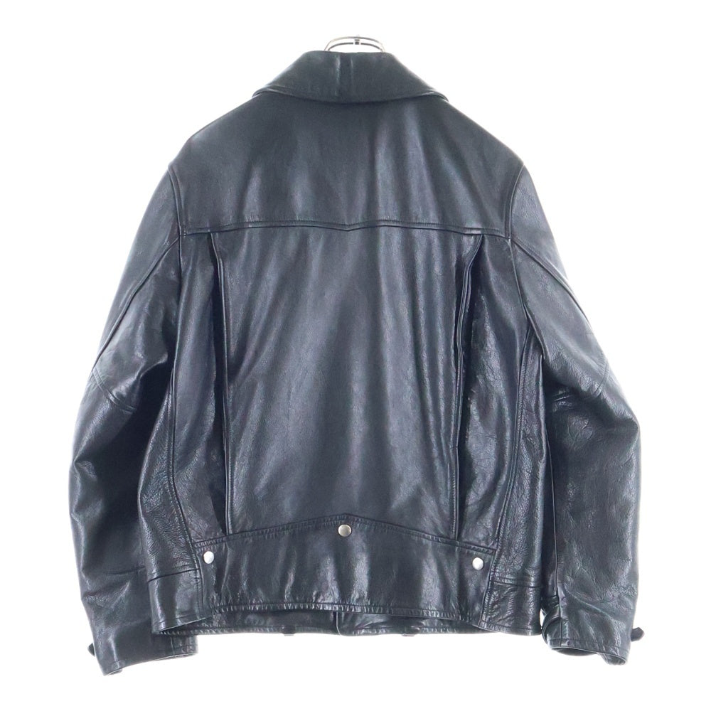 WACKO MARIA(ワコマリア) 24SS LEATHER DOUBLE RIDERS JACKET(TYPE-1) レザーダブルライダースジャケット ブラック