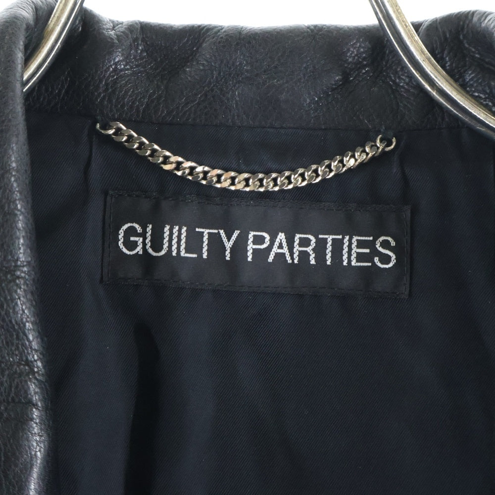 WACKO MARIA(ワコマリア) 24SS LEATHER DOUBLE RIDERS JACKET(TYPE-1) レザーダブルライダースジャケット ブラック