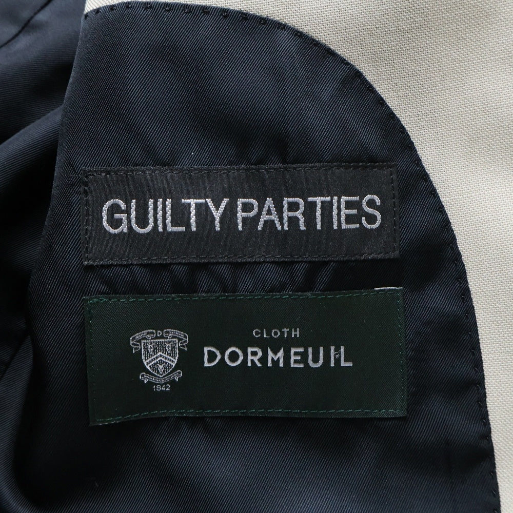 WACKO MARIA(ワコマリア) DORMEUIR SINGLE BREASTED JACKET ドーメル 2B シングルブレスト ウールテーラードジャケット ベージュ