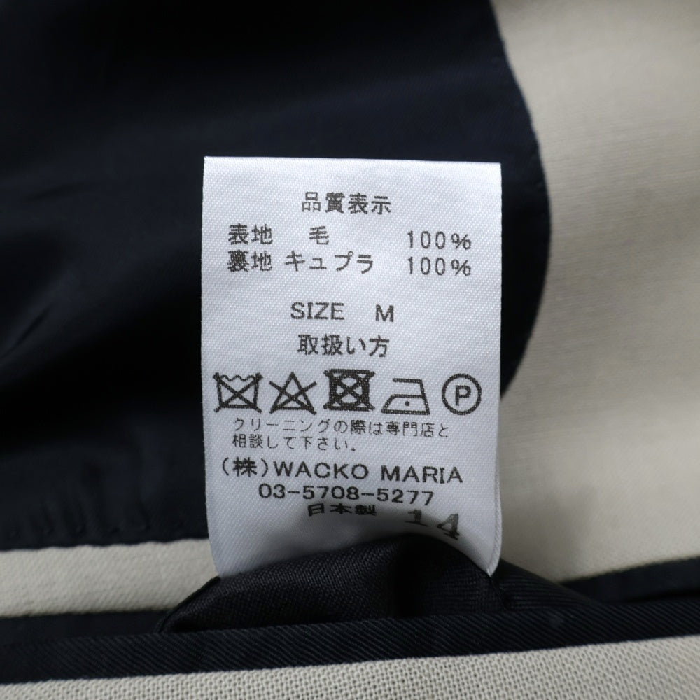 WACKO MARIA(ワコマリア) DORMEUIR SINGLE BREASTED JACKET ドーメル 2B シングルブレスト ウールテーラードジャケット ベージュ