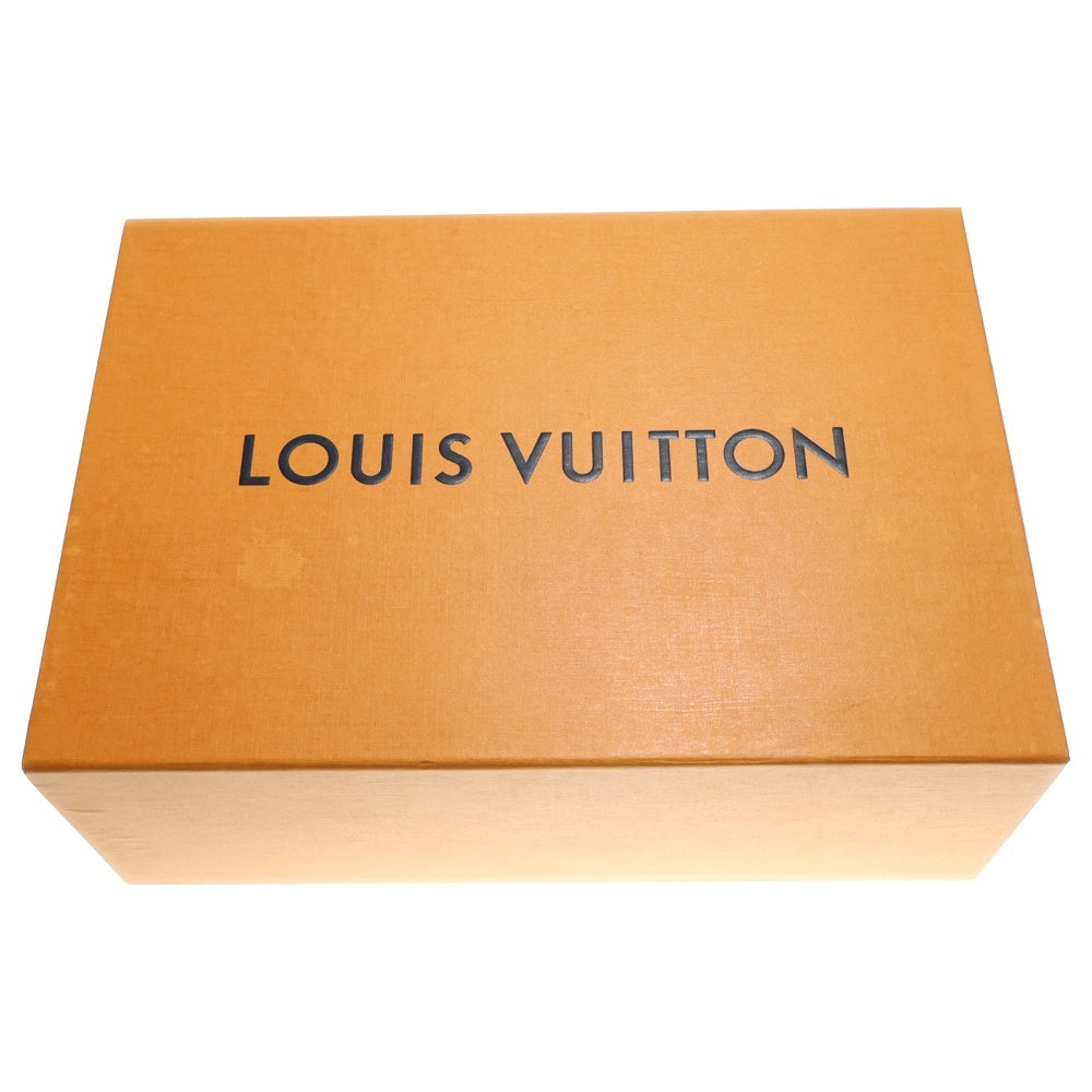 LOUIS VUITTON(ルイヴィトン) モノグラム スエード フリンジ ウェッジ サンダル レディース ブルー
