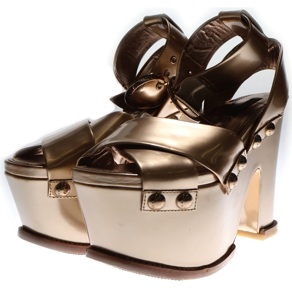LOUIS VUITTON(ルイヴィトン) Platform Sandals プラットフォーム サンダル レディース ゴールド