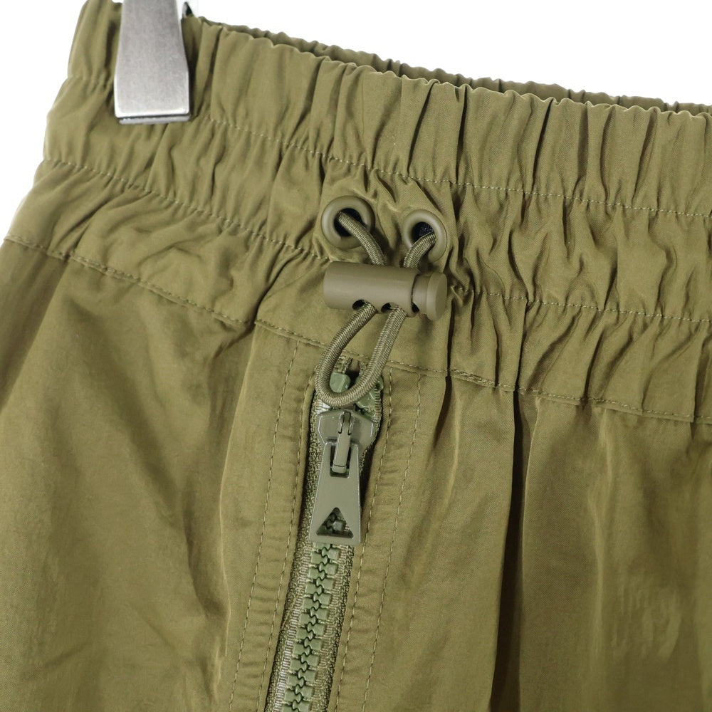 BOTTEGA VENETA(ボッテガヴェネタ) Technical Nylon Pants テクニカル ジップアップナイロンパンツ カーキ 725544 VF4K0