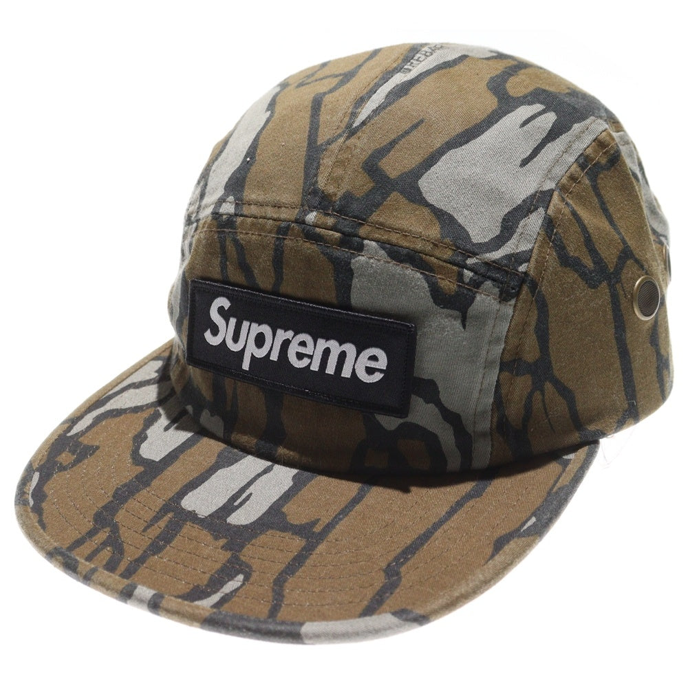 SUPREME(シュプリーム) 25SS Military Camp Cap ボックスロゴ ミリタリーキャンプキャップ 帽子 カーキ