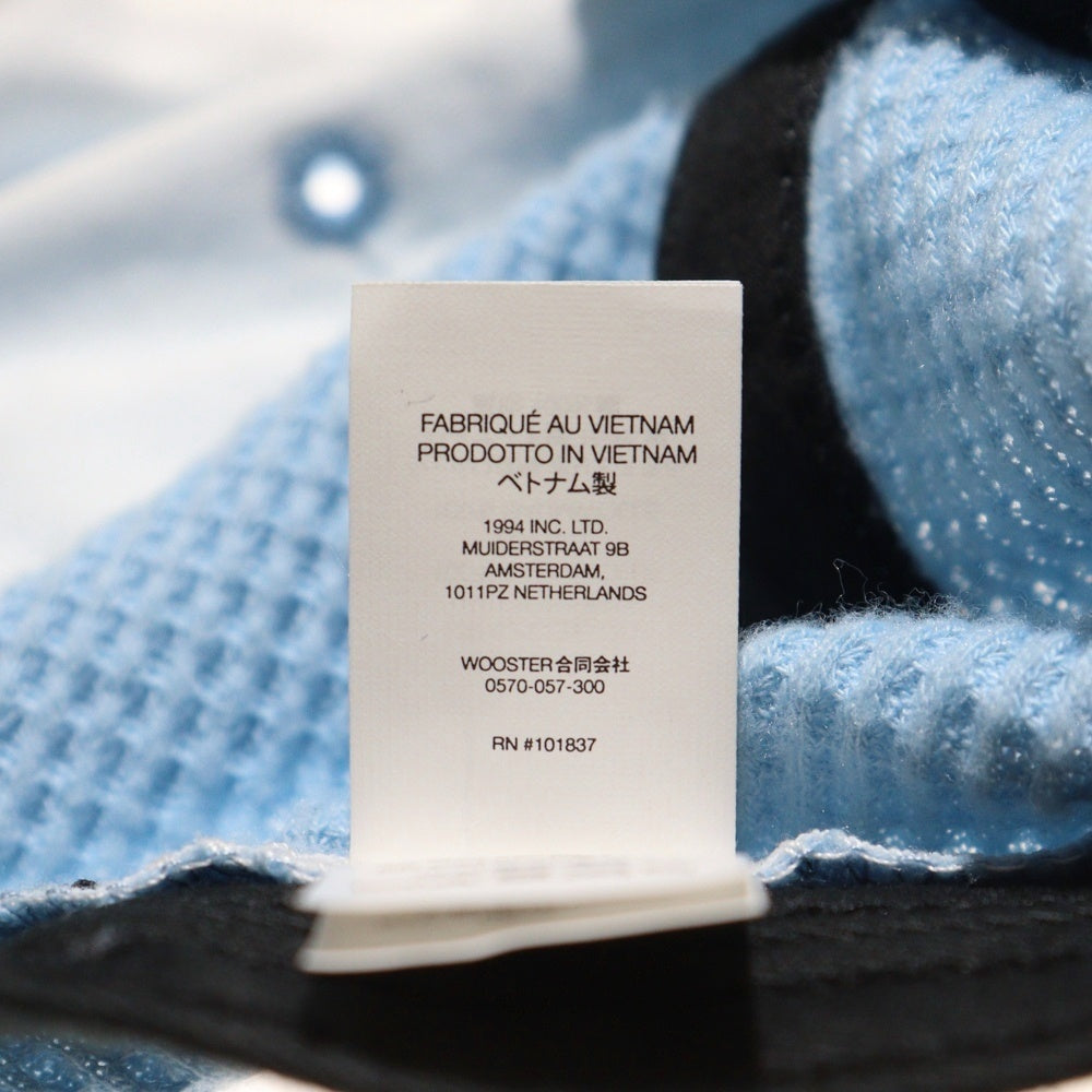 SUPREME(シュプリーム) 24AW Polartec Waffle Small Box 6-Panel ポーラテック ワッフル スモールボックスロゴ 6パネルキャップ 帽子 ブルー