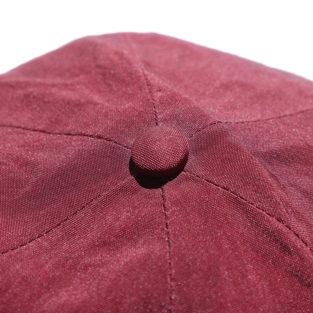 Aime Leon Dore(エメレオンドレ) 23AW Unisphere Shell Cap ロゴ刺繍ナイロンキャップ 帽子 バーガンディ