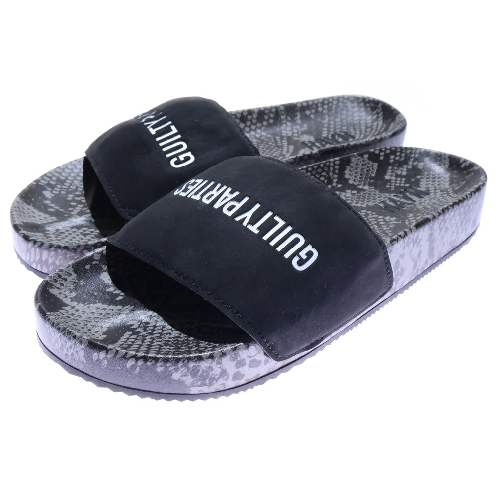 WACKO MARIA(ワコマリア) HAYN SANDALS 総柄 スライドサンダル ブラック