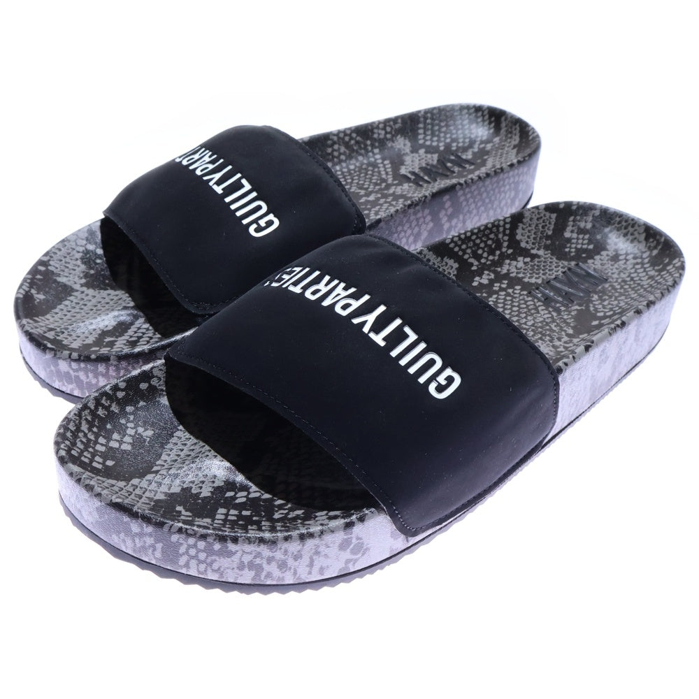 WACKO MARIA(ワコマリア) HAYN SANDALS 総柄 スライドサンダル ブラック