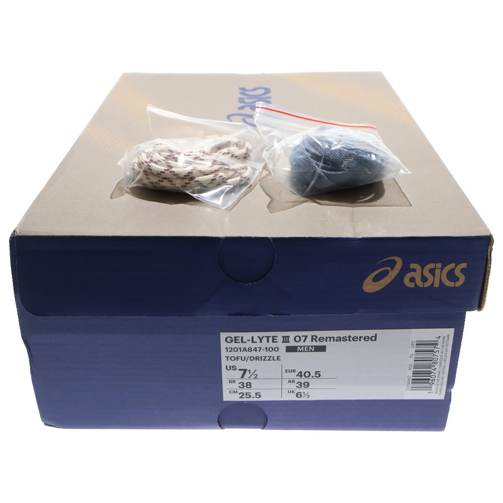 ASICS(アシックス) ×KITH Ronnie Fieg Gel-Lyte 3 Remastered キス ロニーファイグ ゲルライト3 ローカットスニーカー ベージュ US7.5/25.5cm 1201A847-100