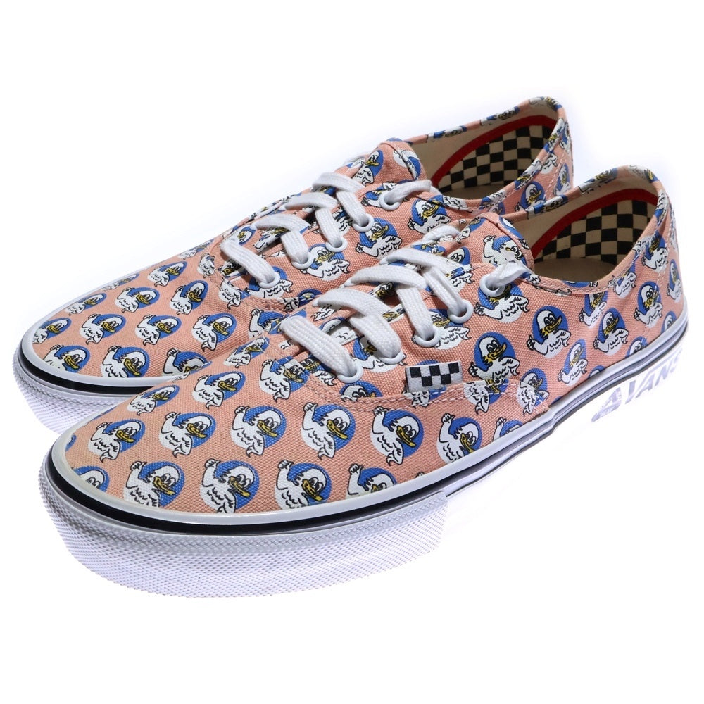 VANS(ヴァンズ) ×PALACE SKATE AUTHENTIC パレス スケート オーセンティック ローカットスニーカー ピンク US11.5/29.5cm VN0A4BWN6VL