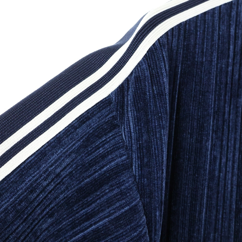 KITH(キス) Velvet Cord Ali Track Jacket ロゴ刺繍 ベルベットトラックジャケット ネイビー