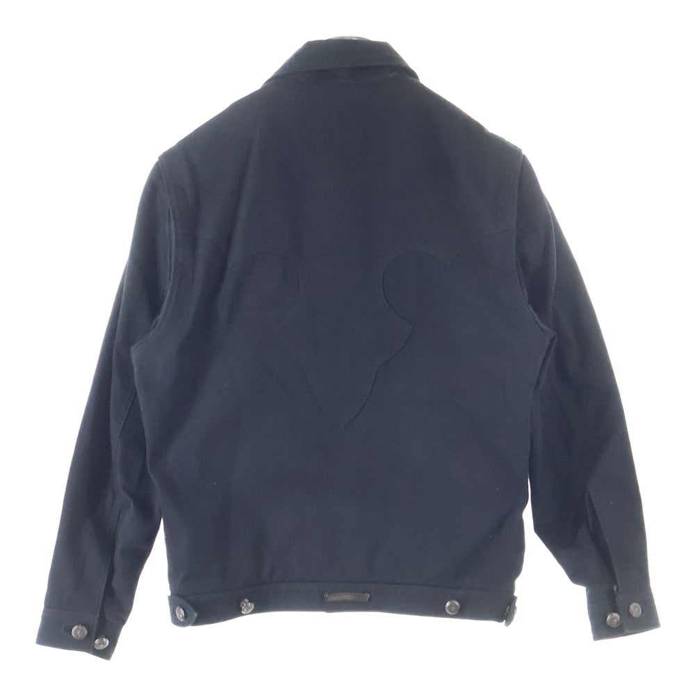 CHROME HEARTS(クロムハーツ) OLD DENIM CLASSIC JEAN オールド バックフレアニーウエスタンデニムジャケット ブラック