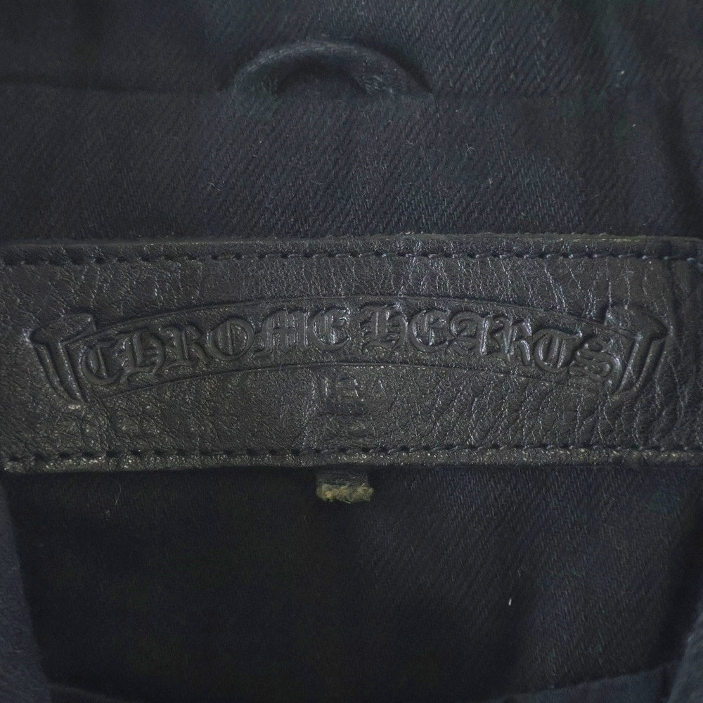 CHROME HEARTS(クロムハーツ) OLD DENIM CLASSIC JEAN オールド バックフレアニーウエスタンデニムジャケット ブラック