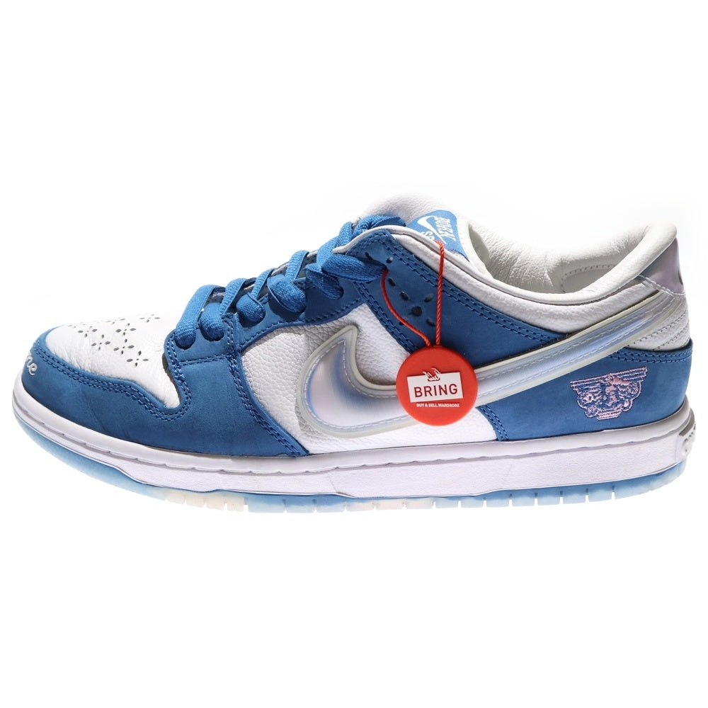 NIKE SB(ナイキエスビー) ×Born x Raised DUNK LOW PRP QS ボーンレイズド ダンク ローカットスニーカー ホワイト/ブルーUS9.5/27.5cm FN7819-400