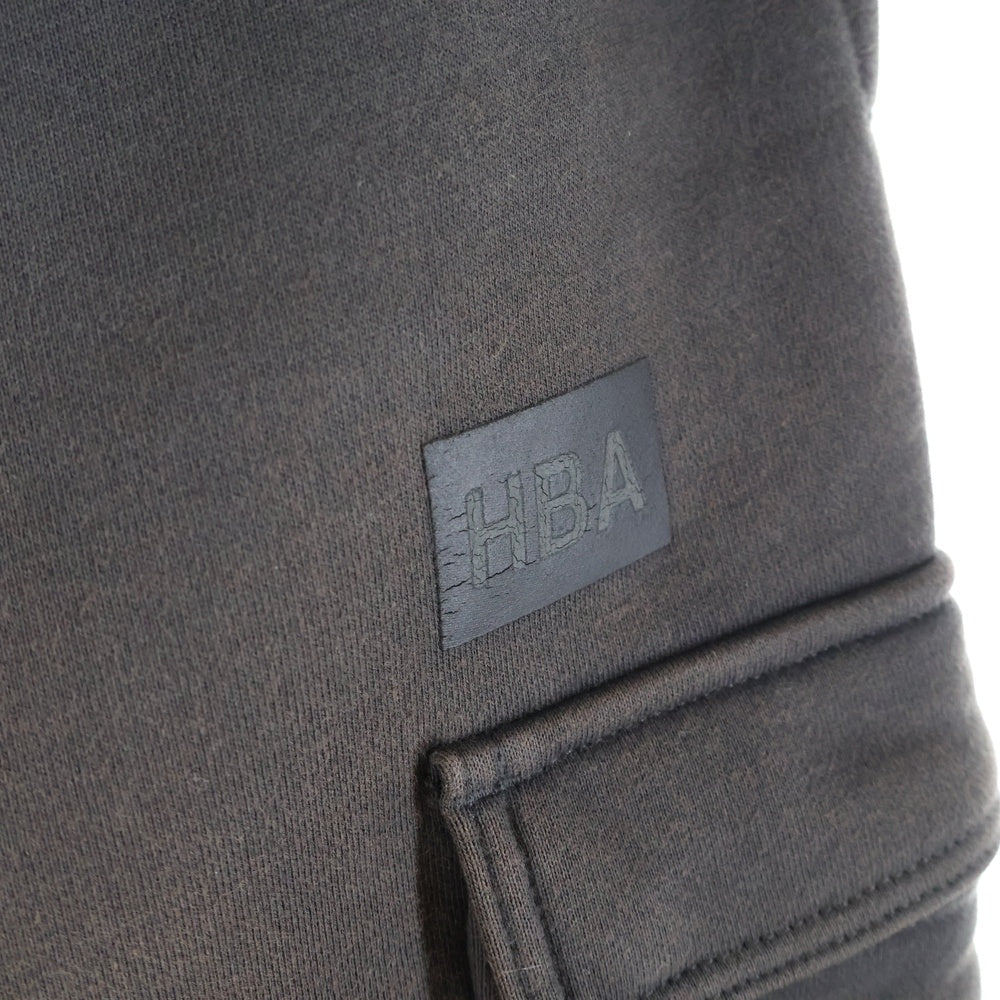 HOOD BY AIR/HBA(フッドバイエアー/エイチビーエー) DSM SP CARGO SWEATS カーゴスウェットパンツ ブラック EX21P01
