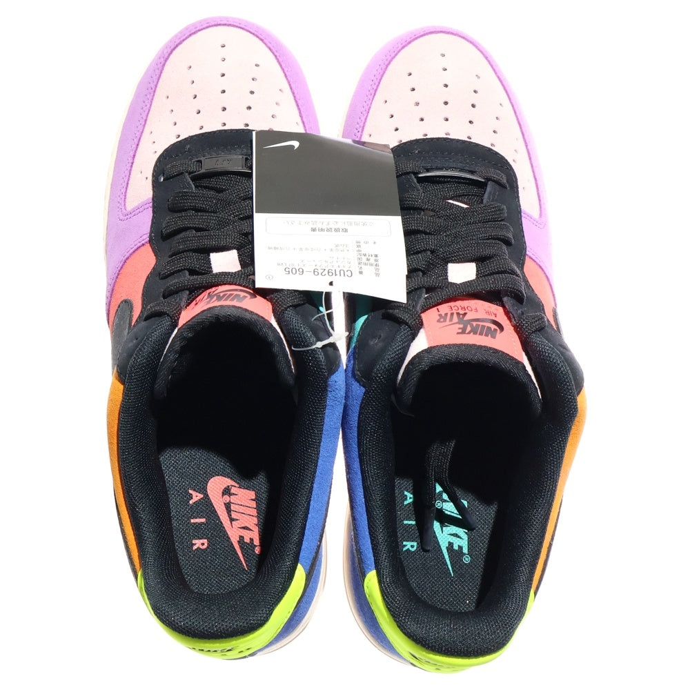 NIKE(ナイキ) AIR FORCE 1 07 LV8 POP THE STREET エアフォース 1 ポップザストリート ローカットスニーカー マルチカラー US8.5/26.5cm CU1929-605