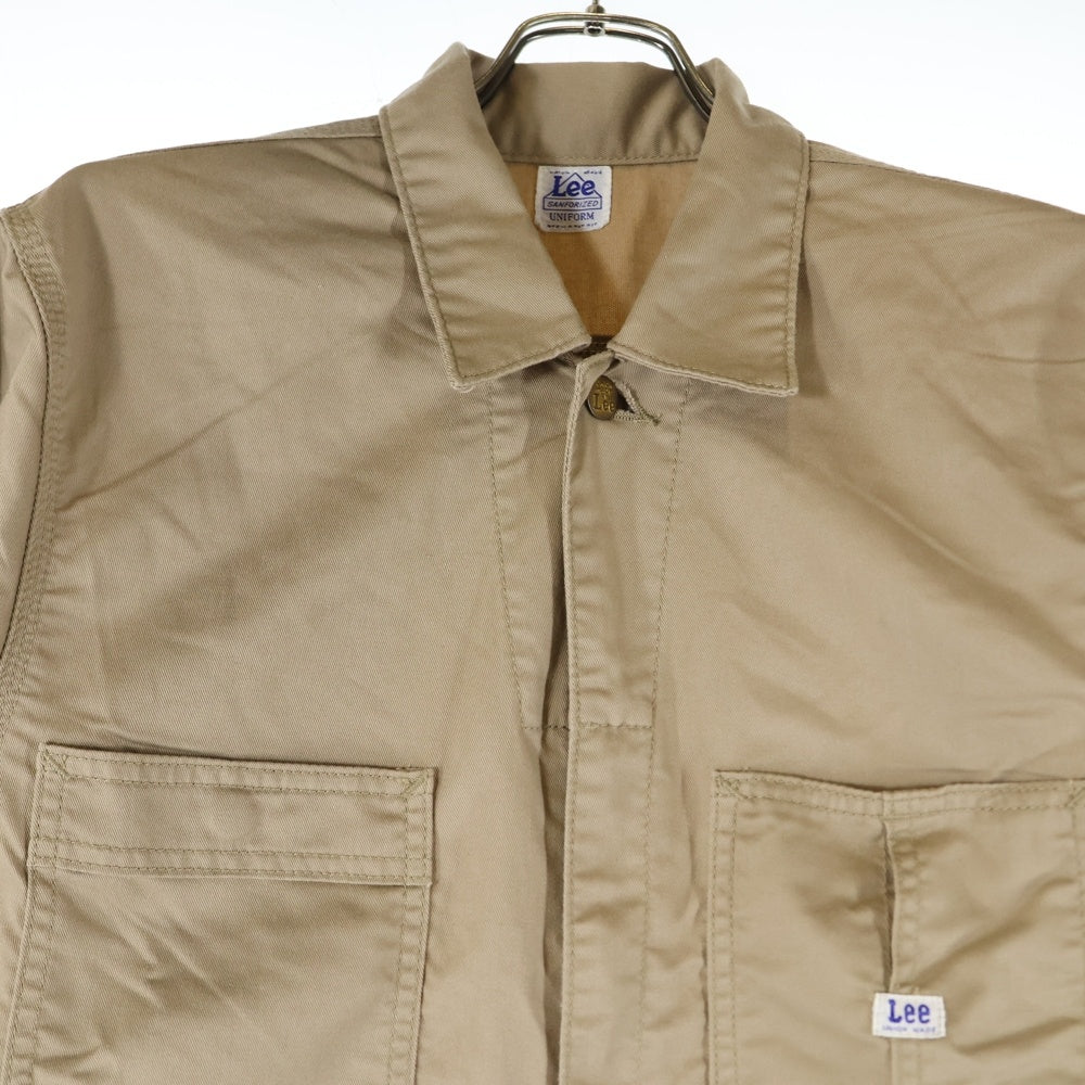 LEE(リー) ジップアップ オーバーオール ツナギ ベージュ