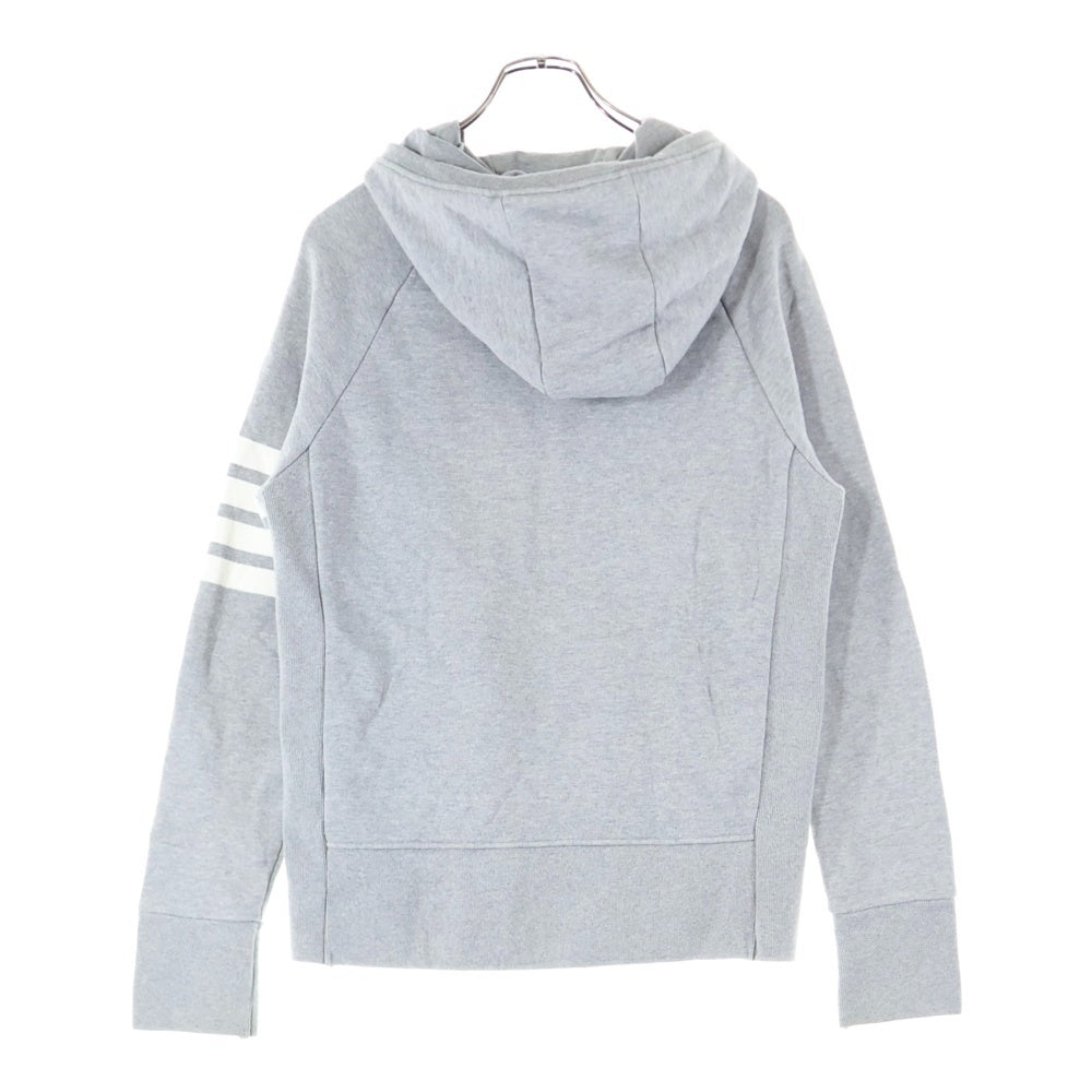 THOM BROWNE(トムブラウン) ZIPUP HOODIE ジップアップ フーディー パーカー グレー MJT022H-00535068