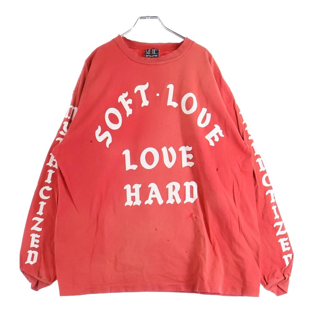 SAINT MICHAEL(セントマイケル) 24SS LS TEE SOFT LOVE ダメージ加工