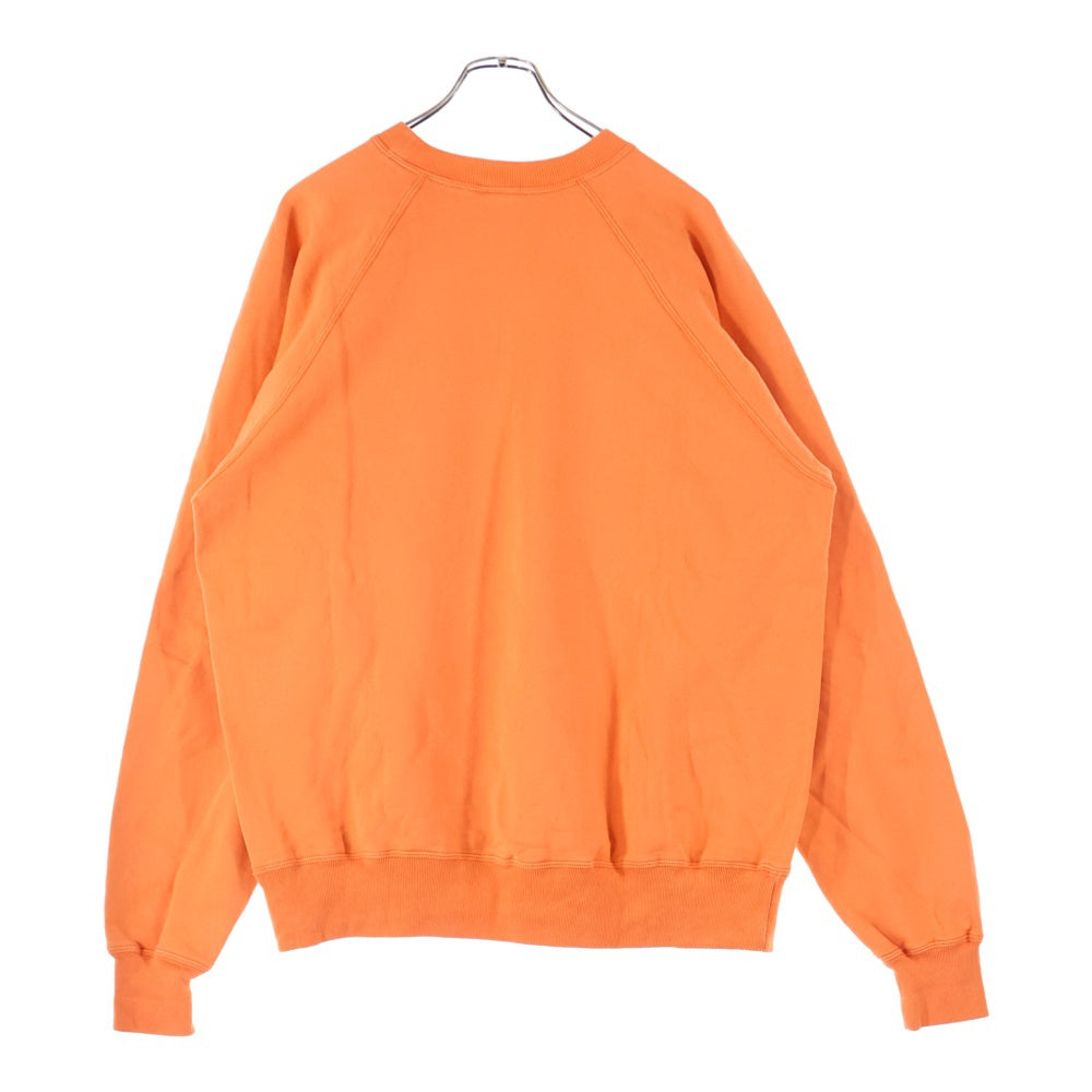 SAINT MICHAEL(セントマイケル) 23AW ×BerBerJin CREW SWEAT NOISE ベルベルジン クルーネックスウェットトレーナー オレンジ SM-A23-0000-C14