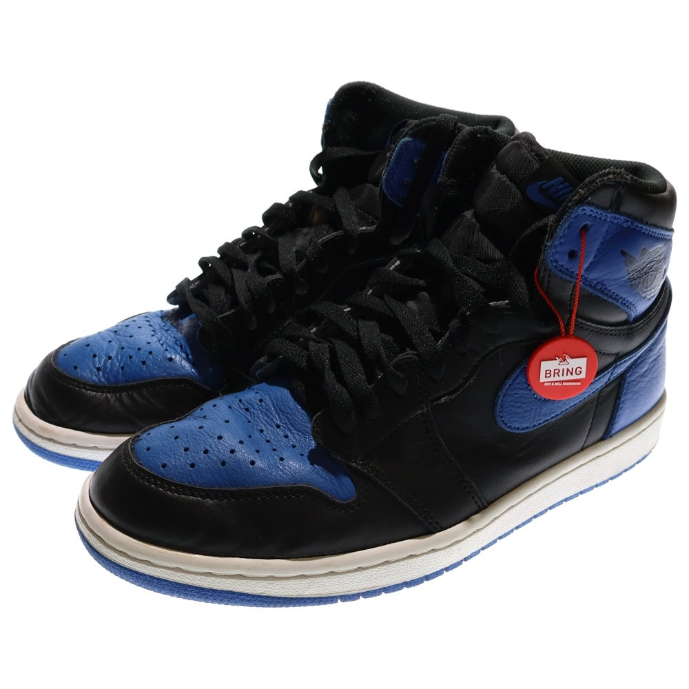 NIKE(ナイキ) AIR JORDAN1 RETRO HIGH OG エアジョーダン1 ロイヤル 2017 ハイカットスニーカー ブルー US9/27cm 555088-007