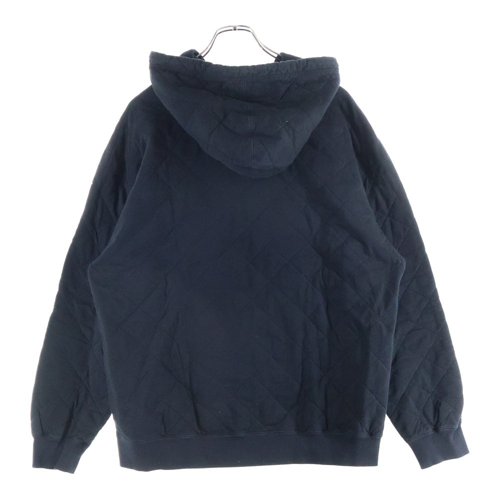 NEIGHBORHOOD(ネイバーフッド) 21AW QUILT/C-HOODED.LS キルティング プルオーバースウェットパーカー フーディー ブラック 212UWNH-CSM03