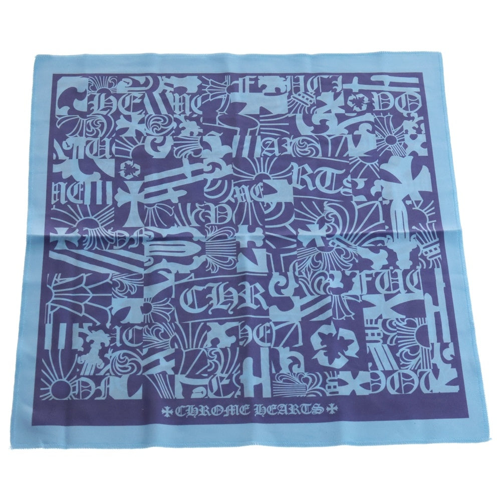 CHROME HEARTS(クロムハーツ) アイウェアクロス 眼鏡拭き ブルー