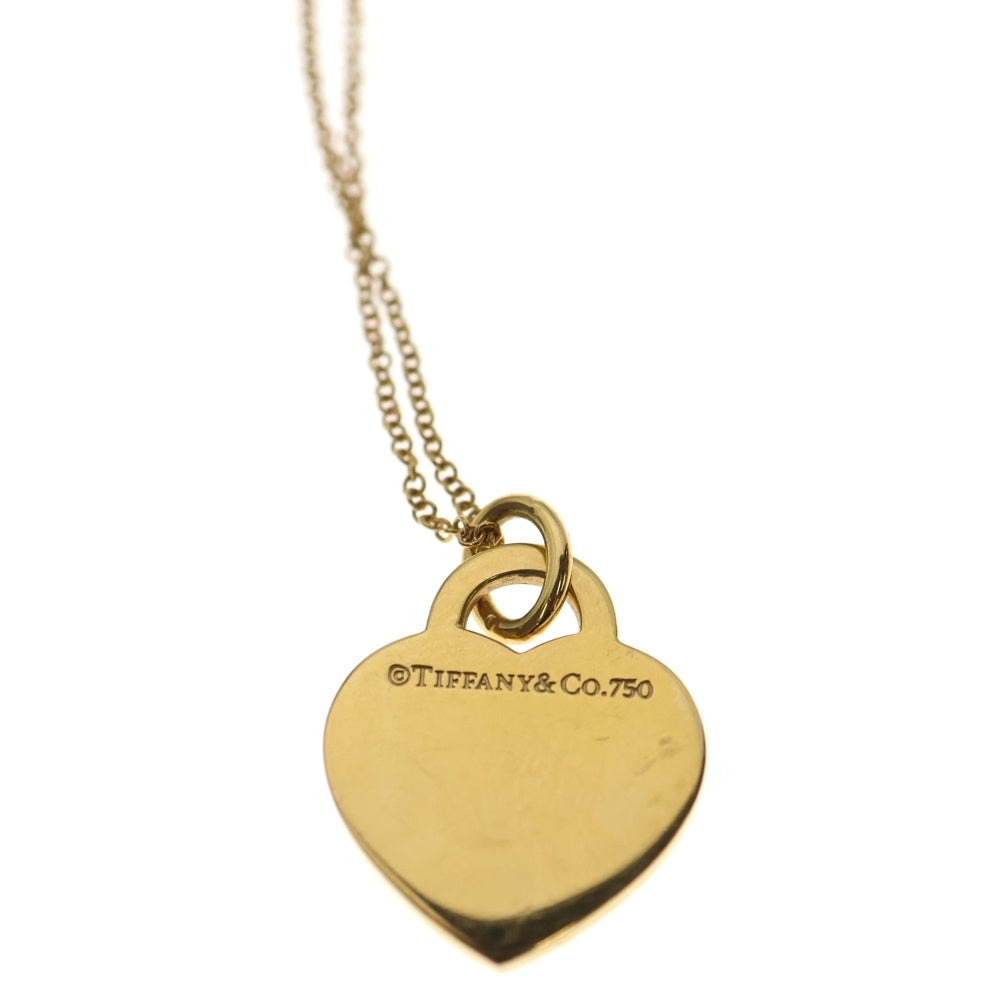 TIFFANY & Co.(ティファニー) K18YG リターントゥ ハートタグ ネックレス ペンダント イエローゴールド レディース
