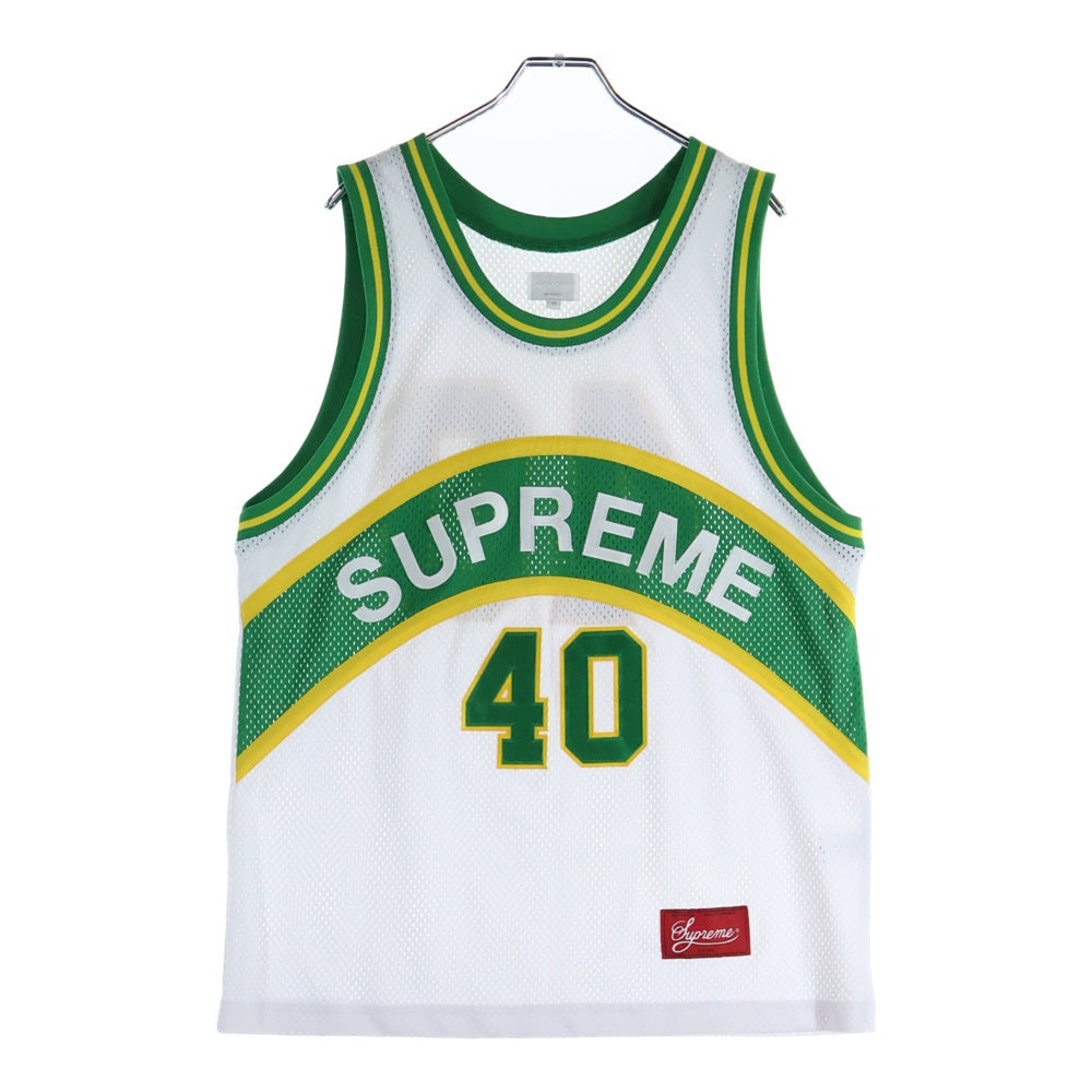 ウェア Supreme 17SS Curve Basketball Jersey S SUPREME(シュプリーム) 17SS Curve Basketball Jersey ロゴ刺繍