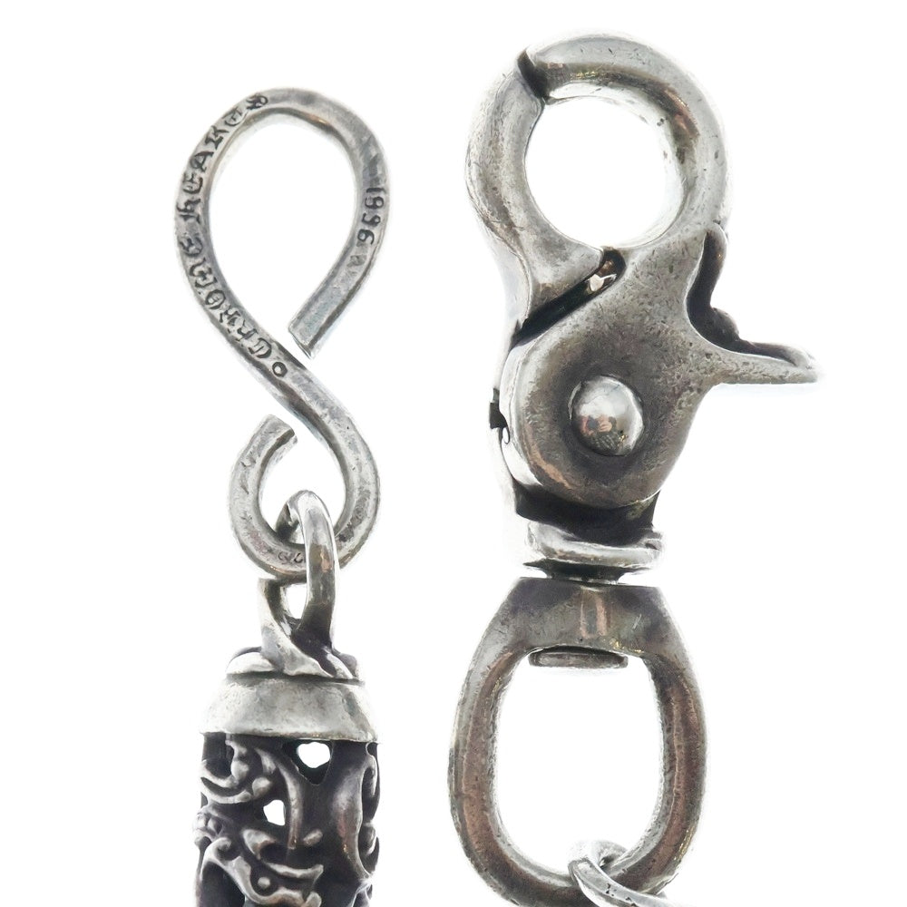 CHROME HEARTS(クロムハーツ) ROLLER C R SHORT-S 1クリップショートケルティックローラー ウォレットチェーン シルバー